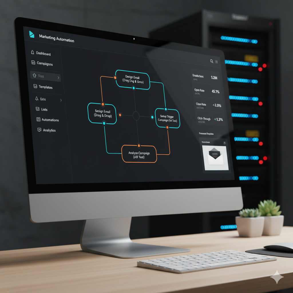 Email Automation Interface Screenshot