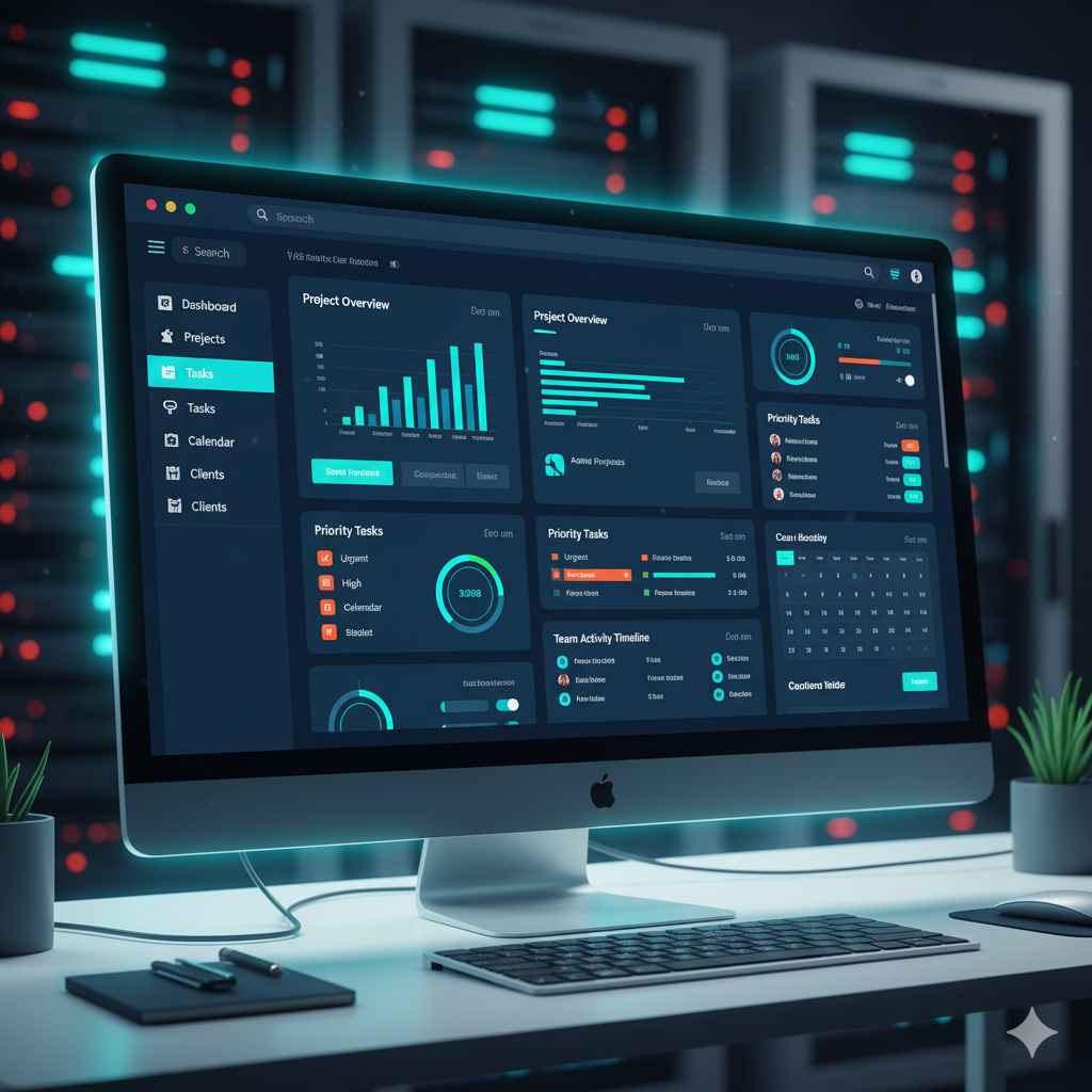 Custom ERP/Task Management System Screenshot